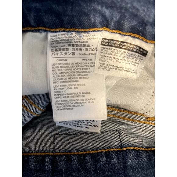 Levi’s Wedgie Skinny Button Fly Size 31 Medium Wash Women's Jean - Picture 10 of 10